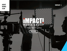 Tablet Screenshot of impactmediagroupinc.com